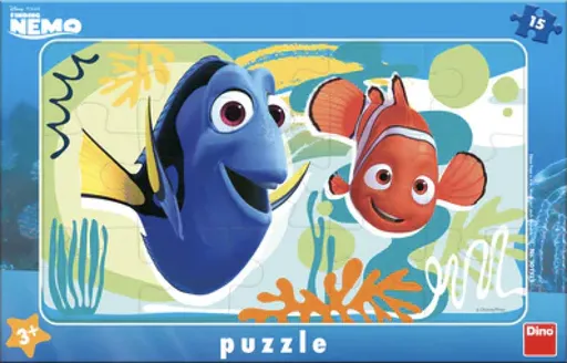 Deskové puzzle Nemo a Dory 15 dílků