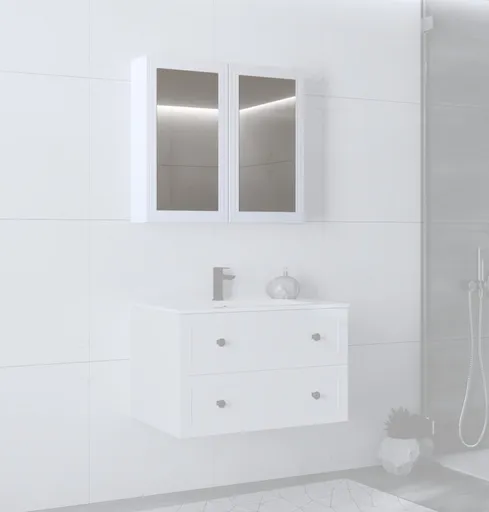 Závěsná zrcadlová skříňka TORETO 80 Halmar