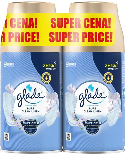 GLADE Automatic Pure Clean Linen náplň Duo 2× 269 ml (5000204269055)
