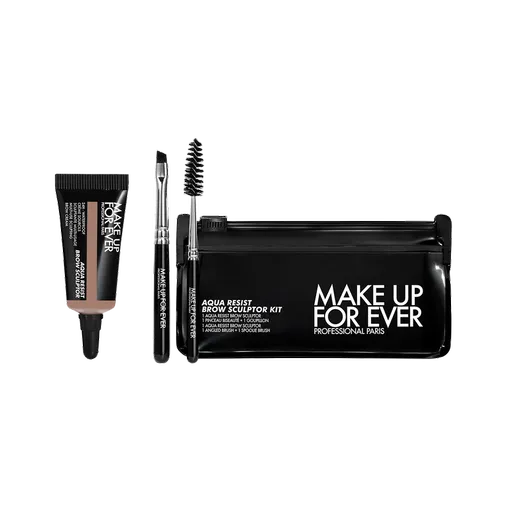 Make Up For Ever Sada pro úpravu obočí Aqua Resist Brow Sculptor Kit 15 Neutral Blond