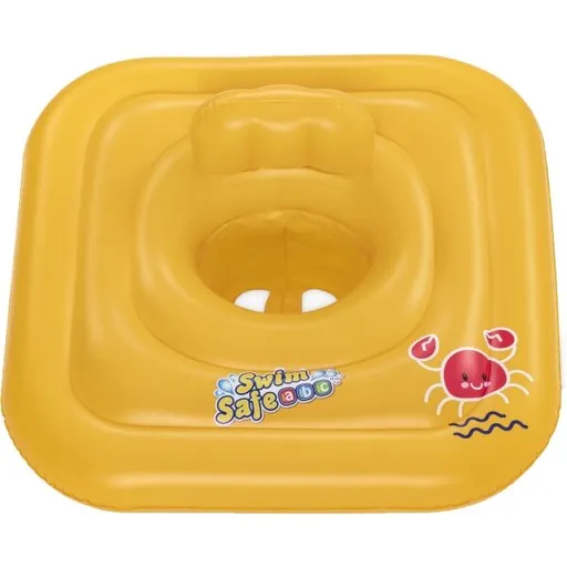 Bestway SQUARE BABY RING Dětský nafukovací kruh, oranžová, velikost