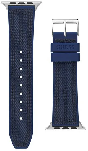 Guess Silikonový řemínek pro Apple Watch (42 - 45 mm) - Blue CS3003S3