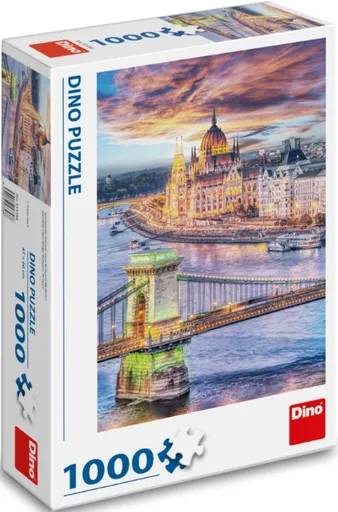 Puzzle Budapešť – řetězový most 1000 dílků