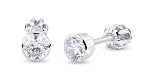 Cutie Jewellery Oblíbené náušnice z bílého zlata se zirkony Z3035-30-10-X-2