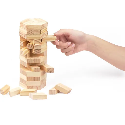 Dřevěná skládací věž 84 ks