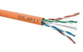 Instalační kabel Solarix UTP, Cat6, drát, LSOHFR, cívka 500m SXKD-6-UTP-LSOHFR-B2ca