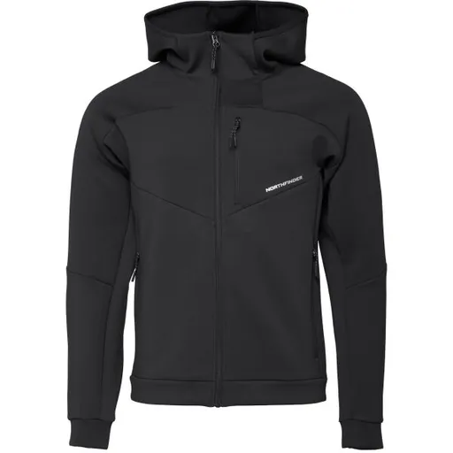 Northfinder LUTHER Pánská technická mikina, černá, velikost