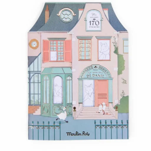 MOULIN ROTY Knížka se samolepkami La Petite Ecole de Danse