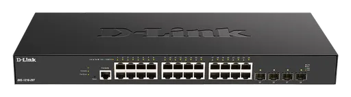 D-Link DXS-1210-28T 24 x 10G Base-T ports + 4 x 10G/25G SFP28 ports Smart Managed Switch