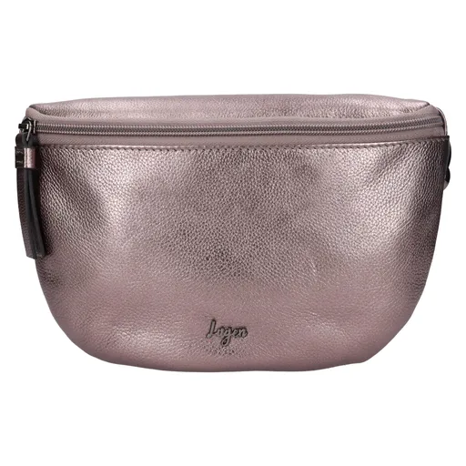 Dámská kožená ledvinka Lagen Trine - bronzová