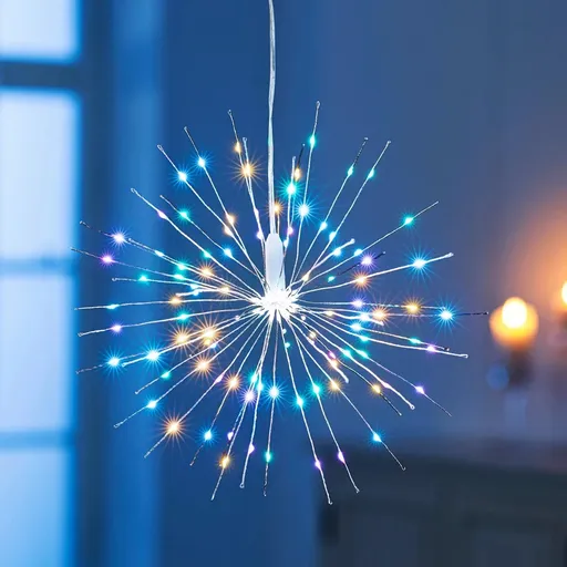 Weltbild LED Závěsná dekorace Kometa, pastelová