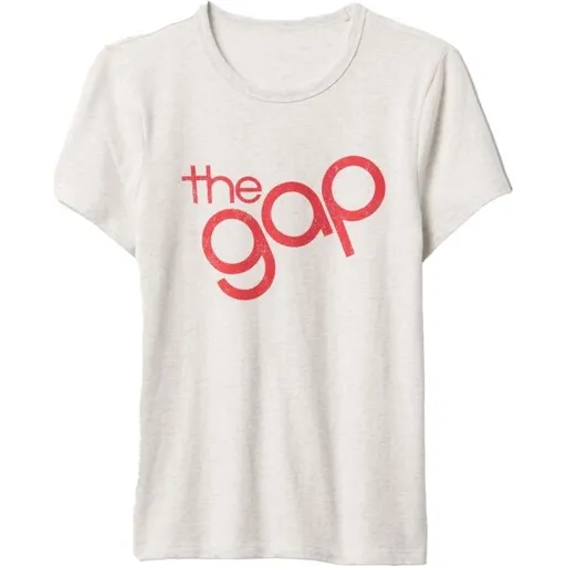 GAP CREW Dámské tričko, bílá, velikost