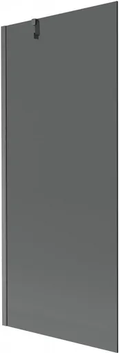 MEXEN/S Next vanová zástěna FIX 80 x 150, grafit, grafit kartáčovaná 895-080-000-00-40-66