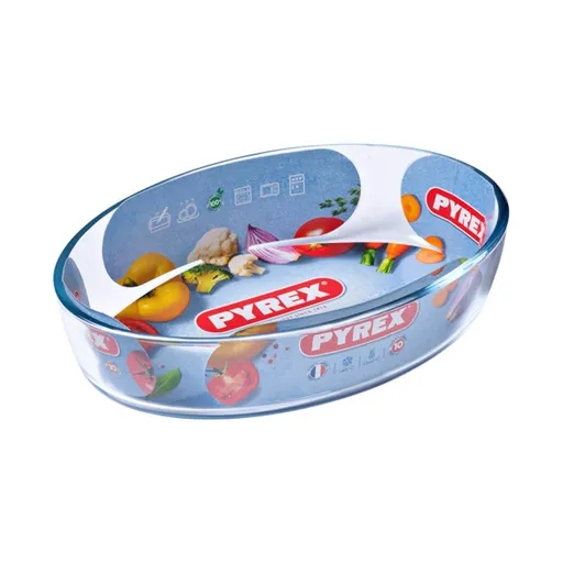 Skleněný pekáč PYREX 26x18cm/1,6l., borosilikát