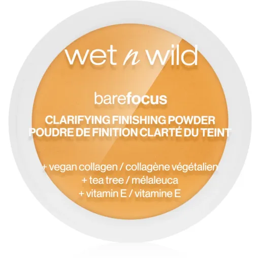 Wet n Wild BareFocus Clarifying Finishing Powder matující pudr odstín Medium/Tan 6 g