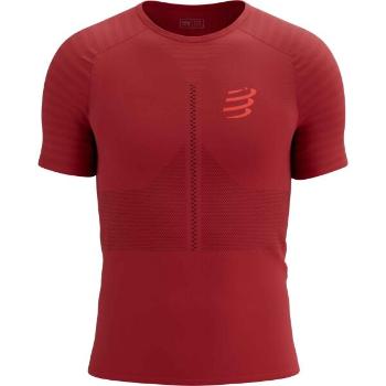 Compressport RACING SS TSHIRT M Pánské běžecké triko, červená, velikost