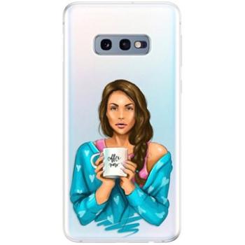 iSaprio Coffe Now - Brunette pro Samsung Galaxy S10e (cofnobru-TPU-gS10e)