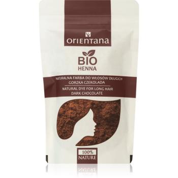 Orientana Bio Henna Natural Dye permanentní barva na vlasy odstín Dark Brown 100 g