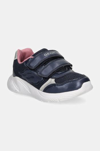 Dětské sneakers boty Geox SPRINTYE stříbrná barva