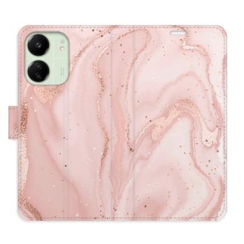 Flipové pouzdro iSaprio - RoseGold Marble - Xiaomi Redmi 13C