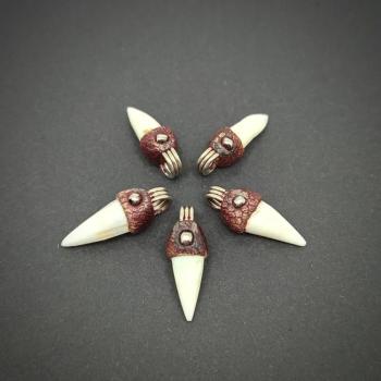 Krokodil fog medál 2cm