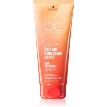 Schwarzkopf Professional BC Bonacure Sun Protect Scalp, Hair & Body Cleanse šampon na vlasy i tělo 200 ml