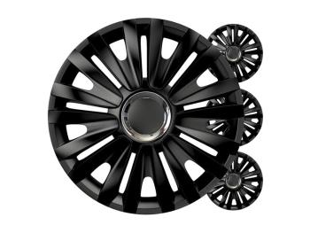 Poklice VERSACO Royal 14” černá sada 4ks