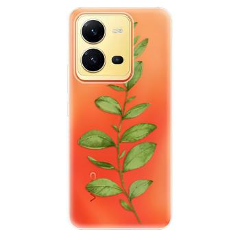 Odolné silikonové pouzdro iSaprio - Green Plant 01 - Vivo X80 Lite 5G