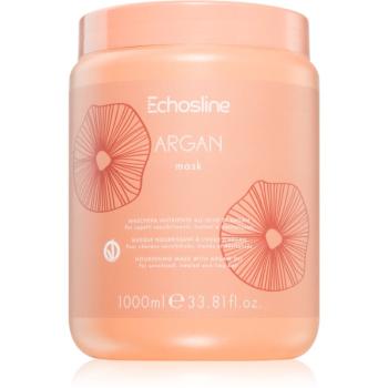 Echosline Argan mask vyživující maska pro hladké a zářivé vlasy s arganovým olejem 1000 ml