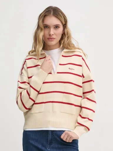 Pepe Jeans dámský pruhovaný svetr PL702272808 M