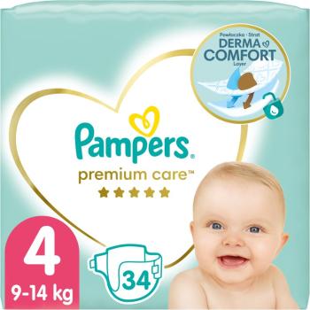 Pampers Premium Care Size 4 jednorázové pleny 9-14 kg 34 ks