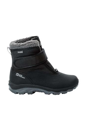 Dětské boty Jack Wolfskin VOJO SHELL TEXAPORE MID VC černá barva