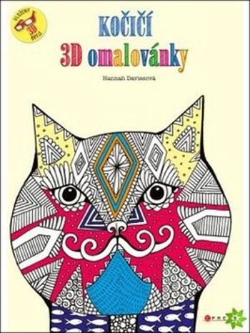 Kočičí 3D omalovánky - Hannah Davies