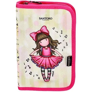 SANTORO Růžový Gorjuss First Position rozkládací (3831124870623)