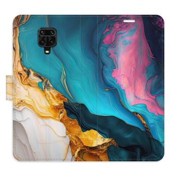 Flipové pouzdro iSaprio - Colourful Marble - Xiaomi Redmi Note 9 Pro / Note 9S