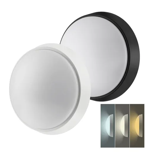 Solight LED venkovní osvětlení, nastavitelná teplota světla - 3CCT, 15/18/20W, 1800lm, 22cm, 2v1 - bílý a černý kryt WO779-2