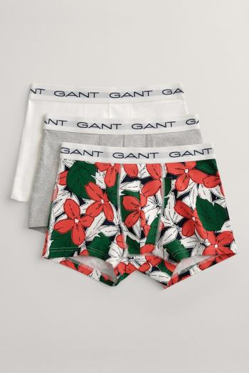 SPODNÍ PRÁDLO GANT FLORAL PRINT TRUNK 3-PACK LAVISH GREEN