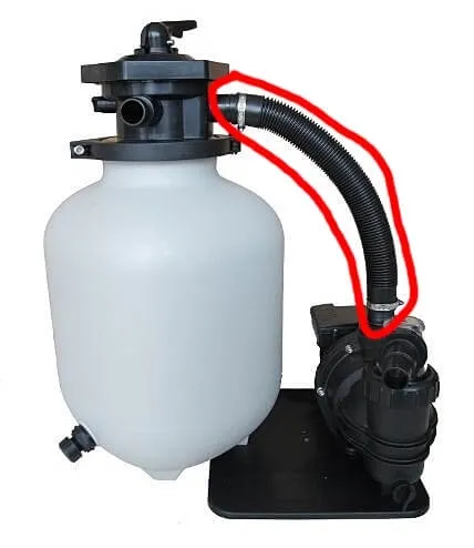 Prepojovacia hadica (58 cm) k filtrácii ProfiStar 8