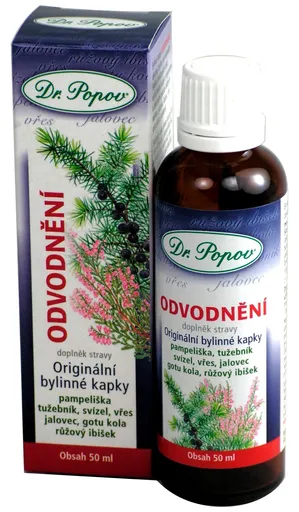 Dr. Popov Odvodnění bylinné kapky 50 ml