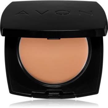 Avon True Colour krémový make-up s pudrovým efektem odstín 310N Medium Beige 9 g