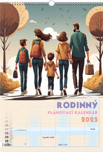 Rodinný kalendář 2025 - nástěnný kalendář