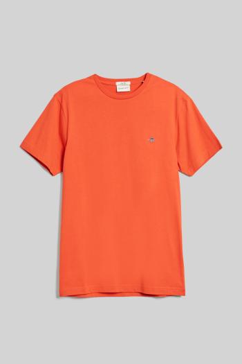 TRIČKO GANT SLIM SHIELD SS T-SHIRT BURNT ORANGE