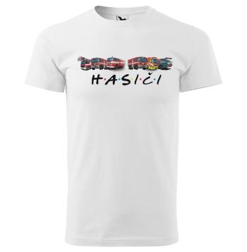 Tričko Hasiči (Veľkosť: 4XL, Typ: pre mužov, Farba tričká: Biela)