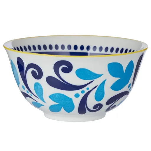 ORNAMENTS Miska 520 ml - sv. modrá/ tm. modrá