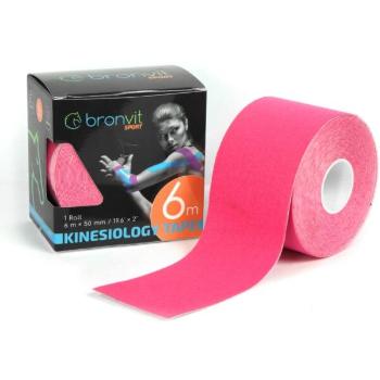 BronVit SPORT KINESIO TAPE CLASSIC Kinesio tejp, růžová, velikost