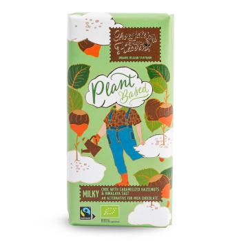 Chocolates from Heaven Vegan čokoláda s karamelizovanými lískovými oříšky a himalájskou solí 44% 100 g