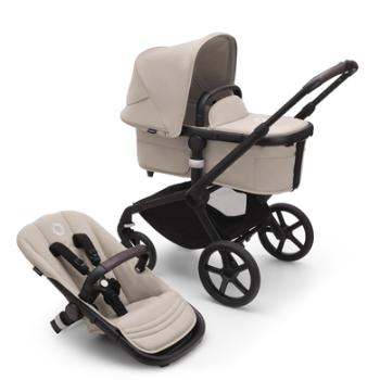 bugaboo Fox 5 kombinovaný kočárek 2023 Black /Desert Taupe