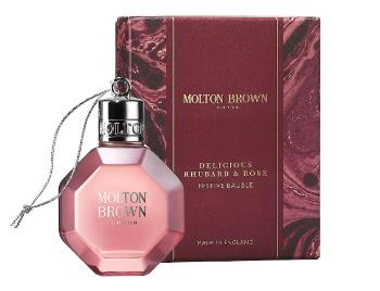 Molton Brown Koupelový a sprchový gel Delicious Rhubarb & Rose Festive Bauble (Bath & Shower Gel) 75 ml