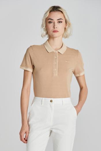 POLOKOŠILE GANT SUNFADED SS PIQUE POLO DRY SAND