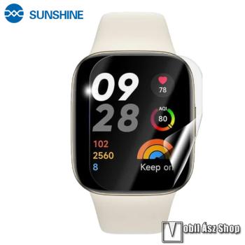 Xiaomi Mi Band 7 Pro, Sunshine Hydrogel TPU okosóra képernyővédő fólia, Ultra Clear, Önregeneráló!, 1db